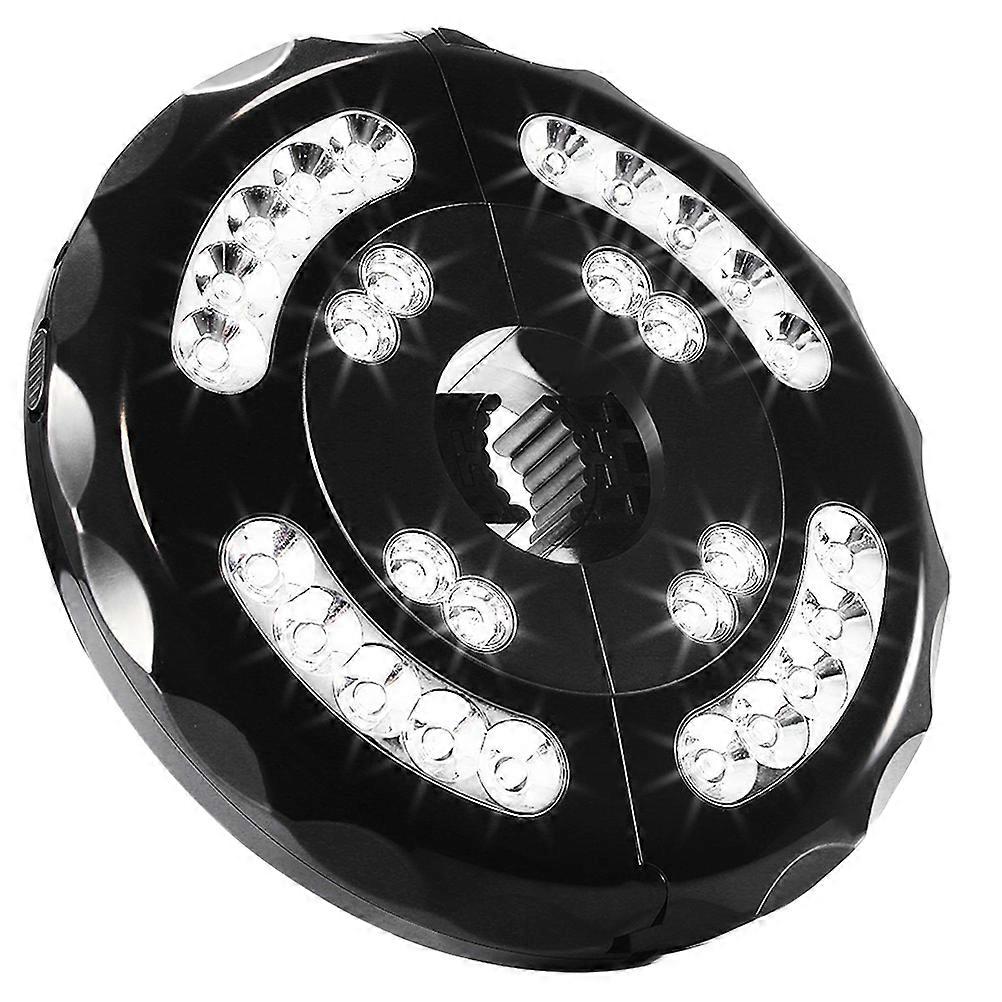 Camp Lights for Tents Patio Umbrella Lights for Outdoor Use and Nightly Activities Black 7.8X7.8X1.0in Rechargeable 1Pack