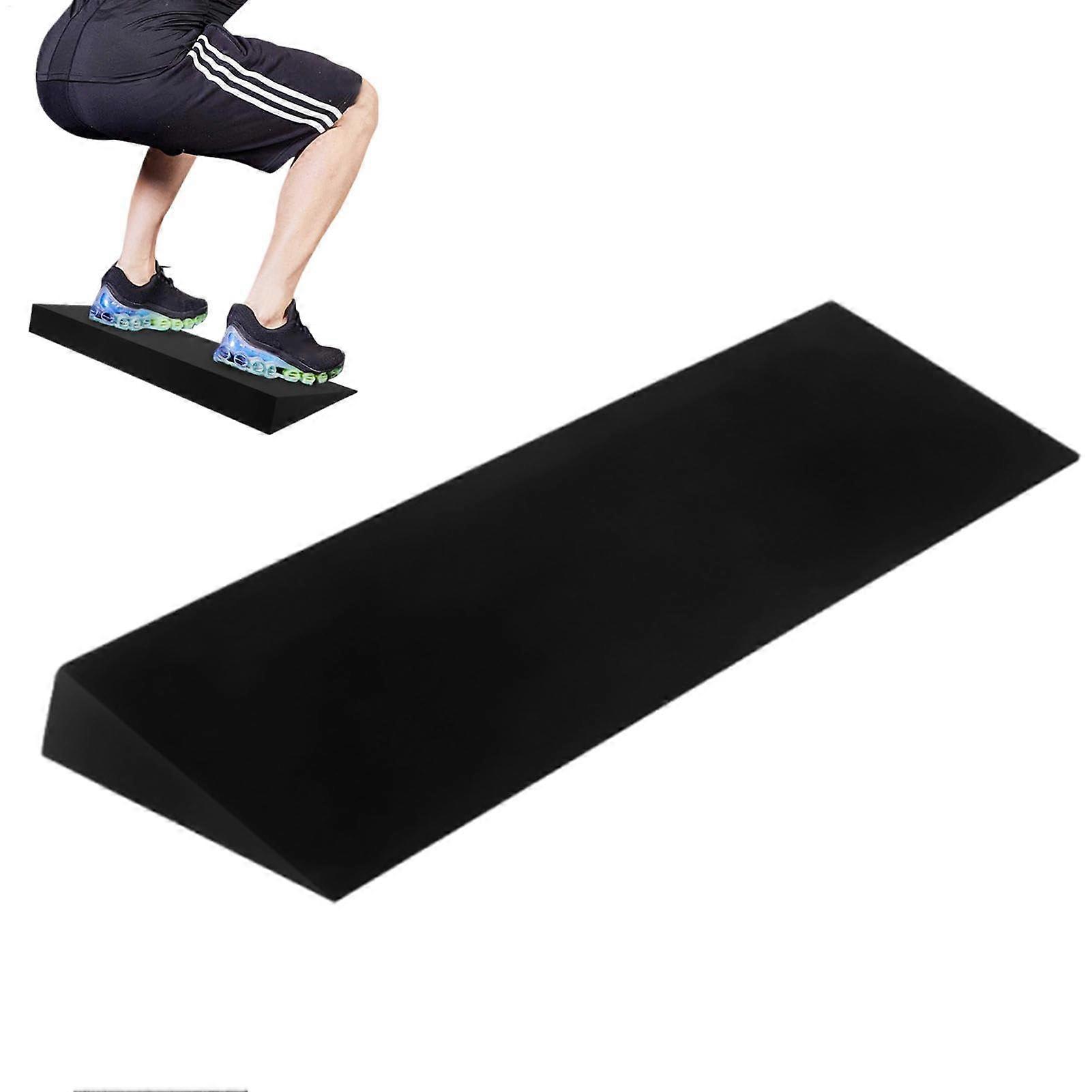 Yoga Wedge Block for Squats - Non-Slip Heel Raiser for Calf Stretching, Ergonomic Design for Pilates and Rehabilitation