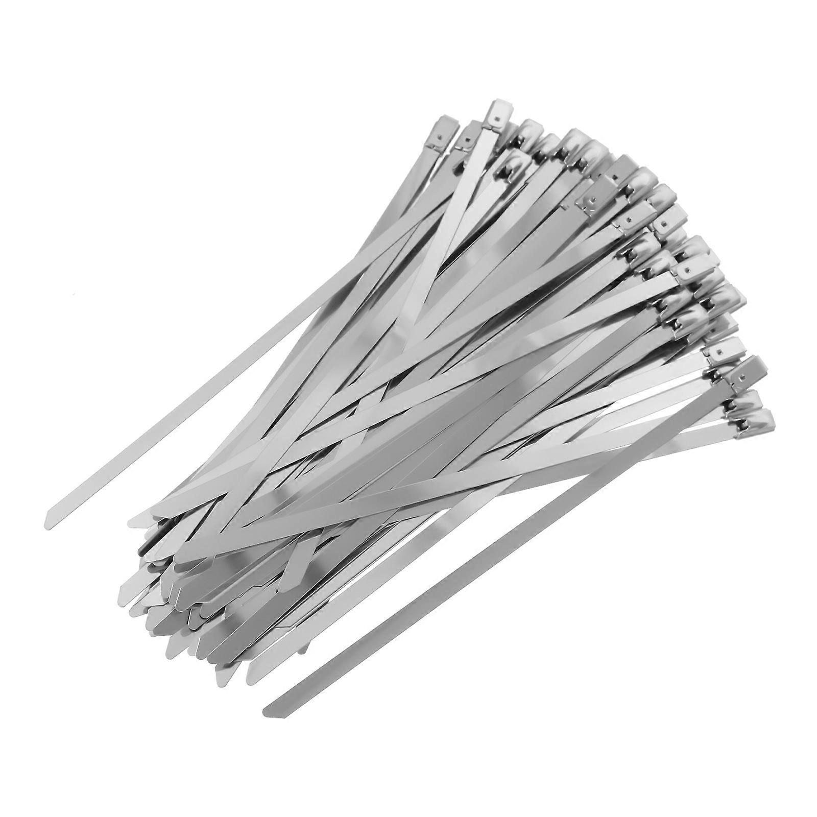 Durable Stainless Steel Cable Ties Self-Locking Cable Organizers 100Pcs