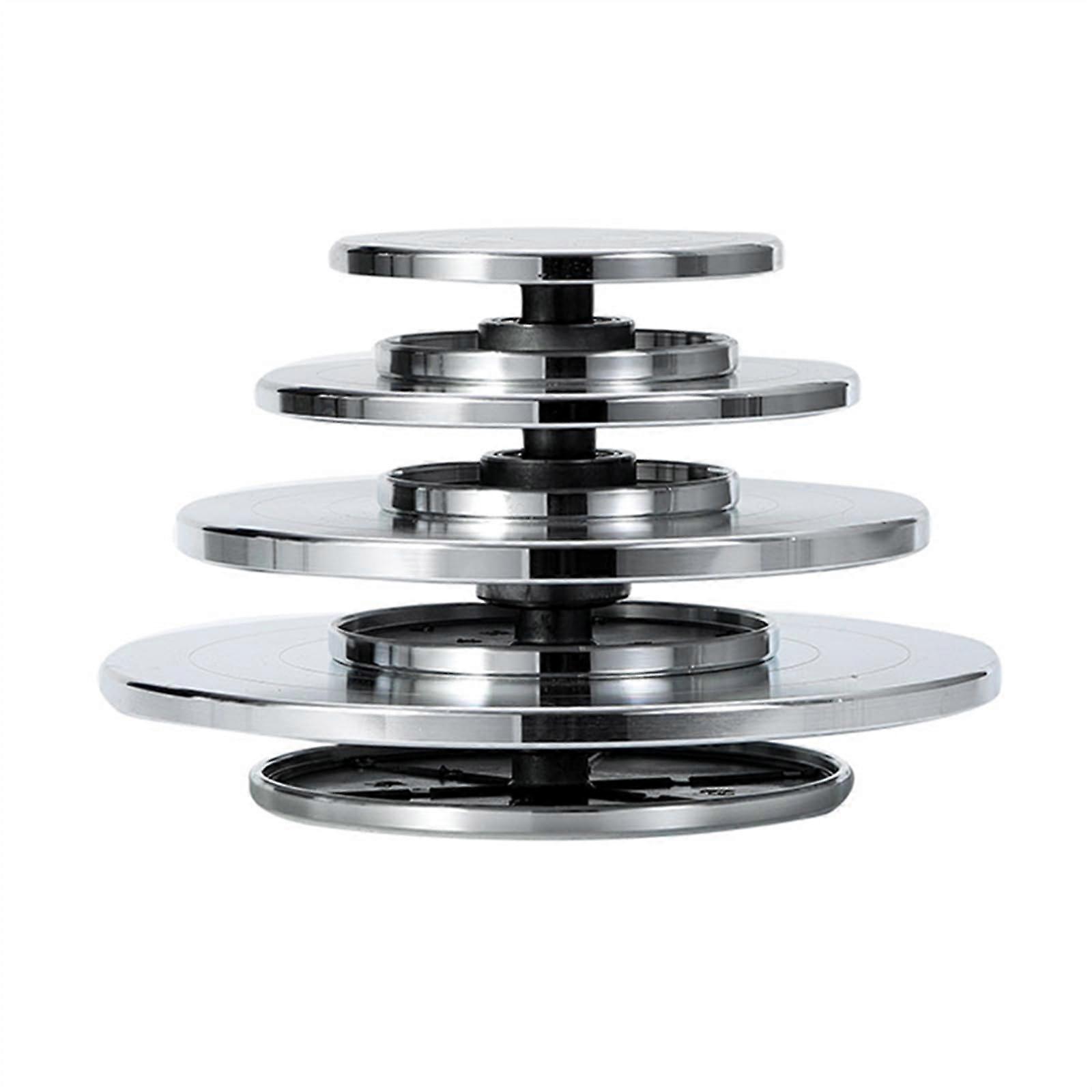 Potter's Wheel Double-Sided Turntable 30 cm Aluminium Alloy for Pottery, Ceramic Clay Sculpture, Lazy Rotating Tools