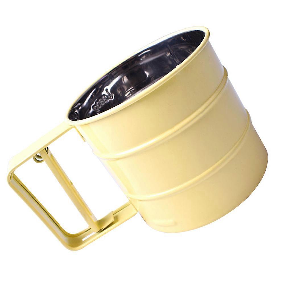 Sifting Strainer Kitchen Sifter Stainless Steel Baking Enthusiasts Home Users 15X10X9.5cm 1Pcs