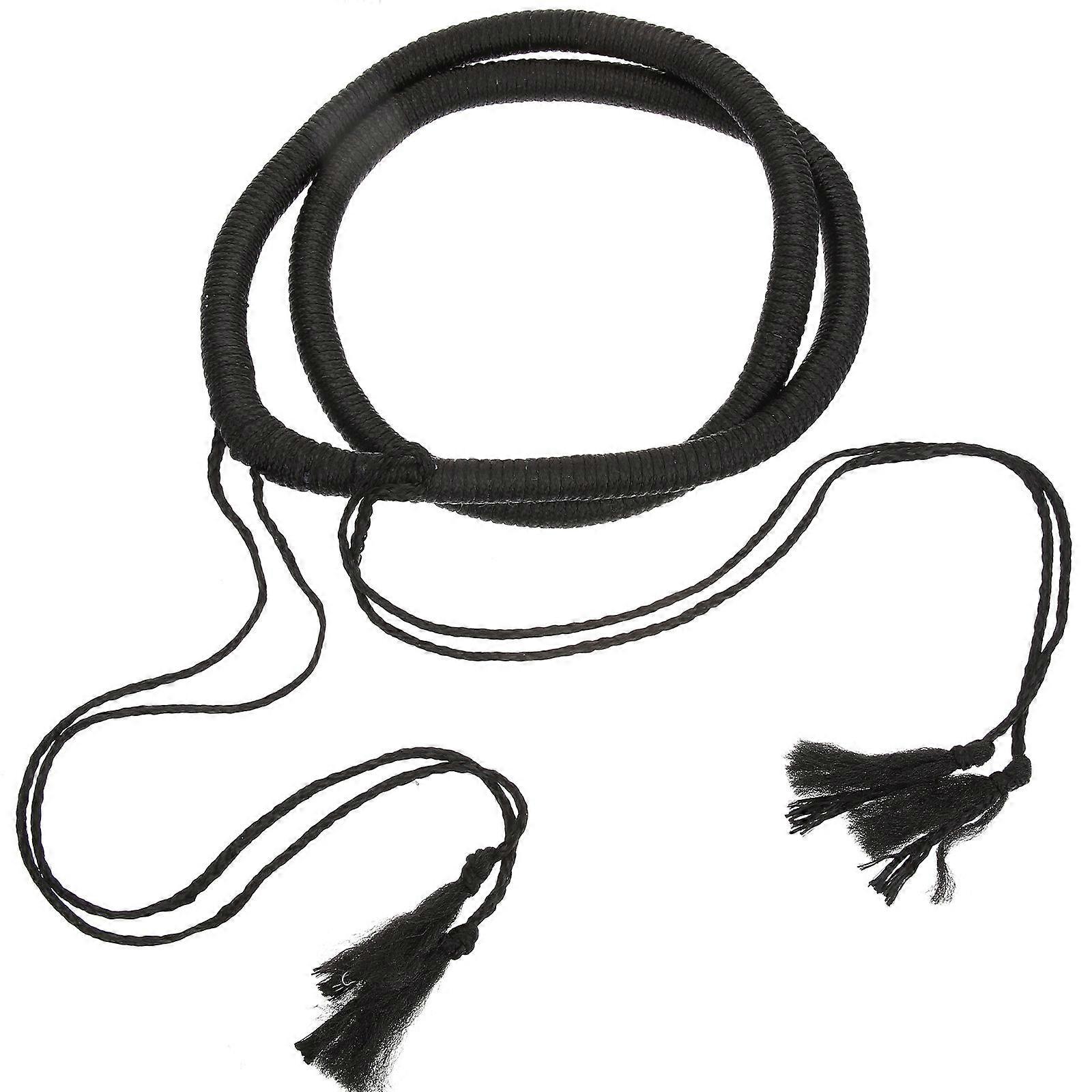 Men Arab Head Scarf Rope Turban Headband Desert Use Prevent Blowing Off 56cm 1Pcs