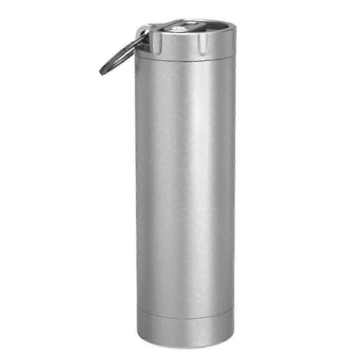 Titanium Alloy Multifunctional Toothpick and Bottle Storage Box for Outdoor Use