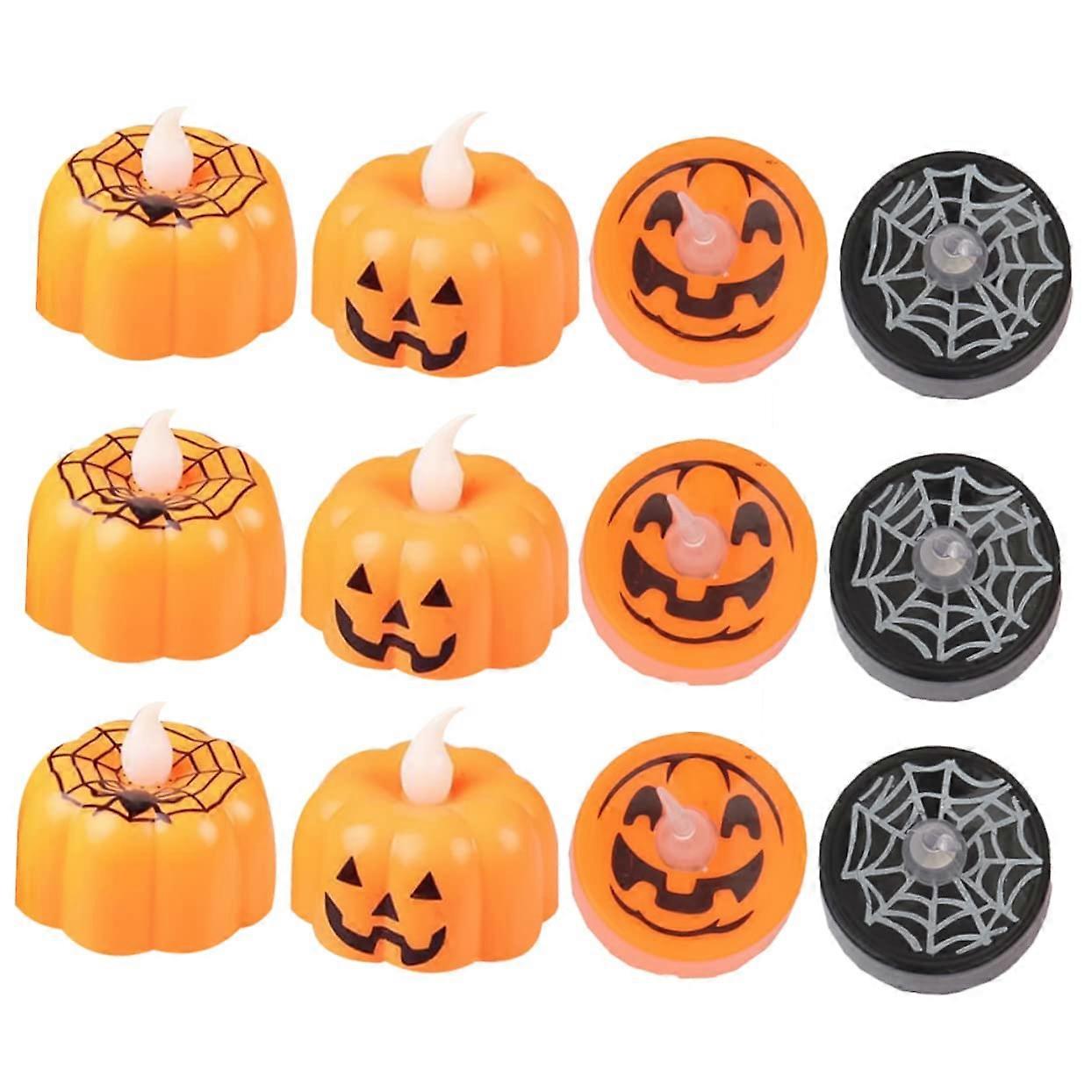 Flameless Large Pumpkin LED Candles