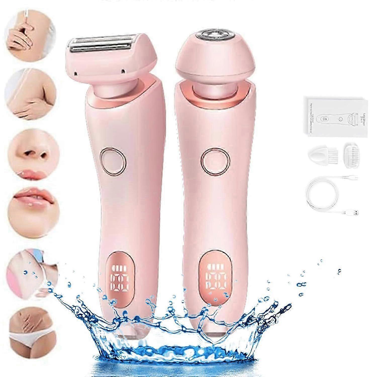 2 in 1 Portable Electric Shaver Razor For Women, Private Parts Elegance Shaver