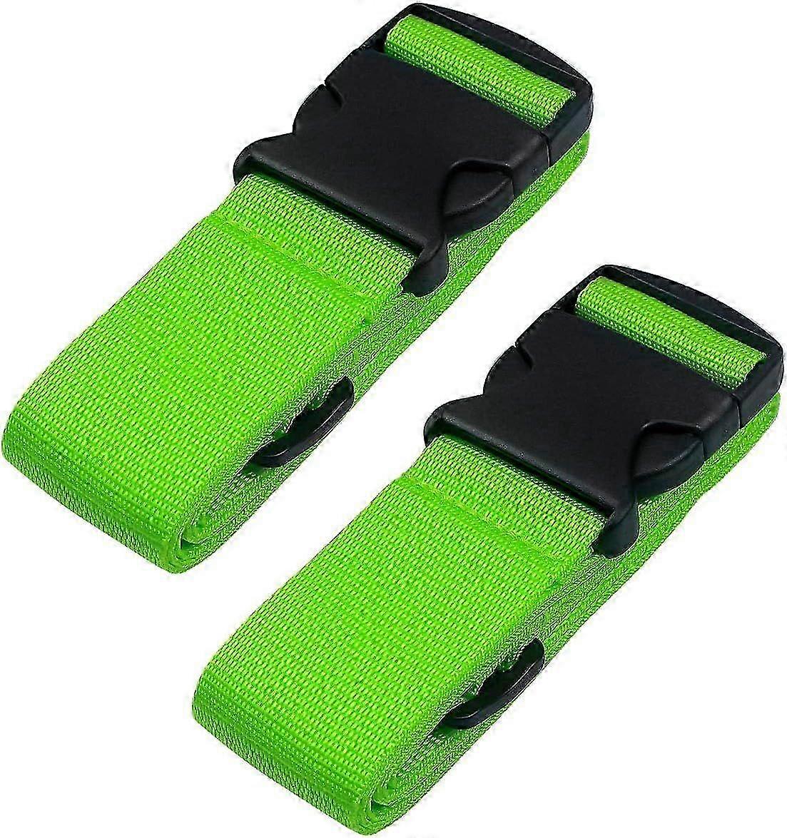 Durable Adjustable Luggage Straps for Suitcases Packing Belts Travel Accessories 2 Pack