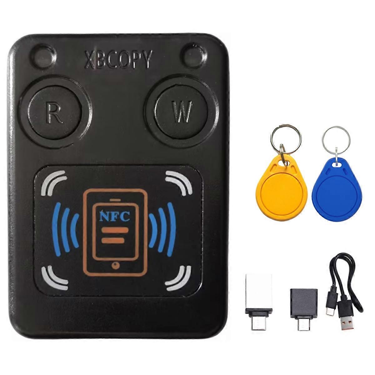 NFC RFID Smart Chip Card Reader Copier+CUID/UID Keychain ID IC 13.56Mhz 125Khz 250Khz 375Khz RFID T