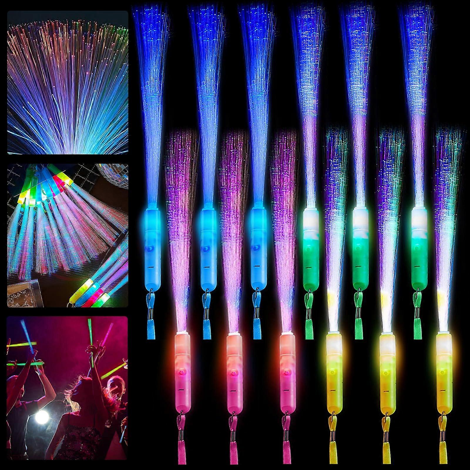 Pack of 12 LED Light Sticks, Glow Sticks, Party Accessories, 3 Modes
