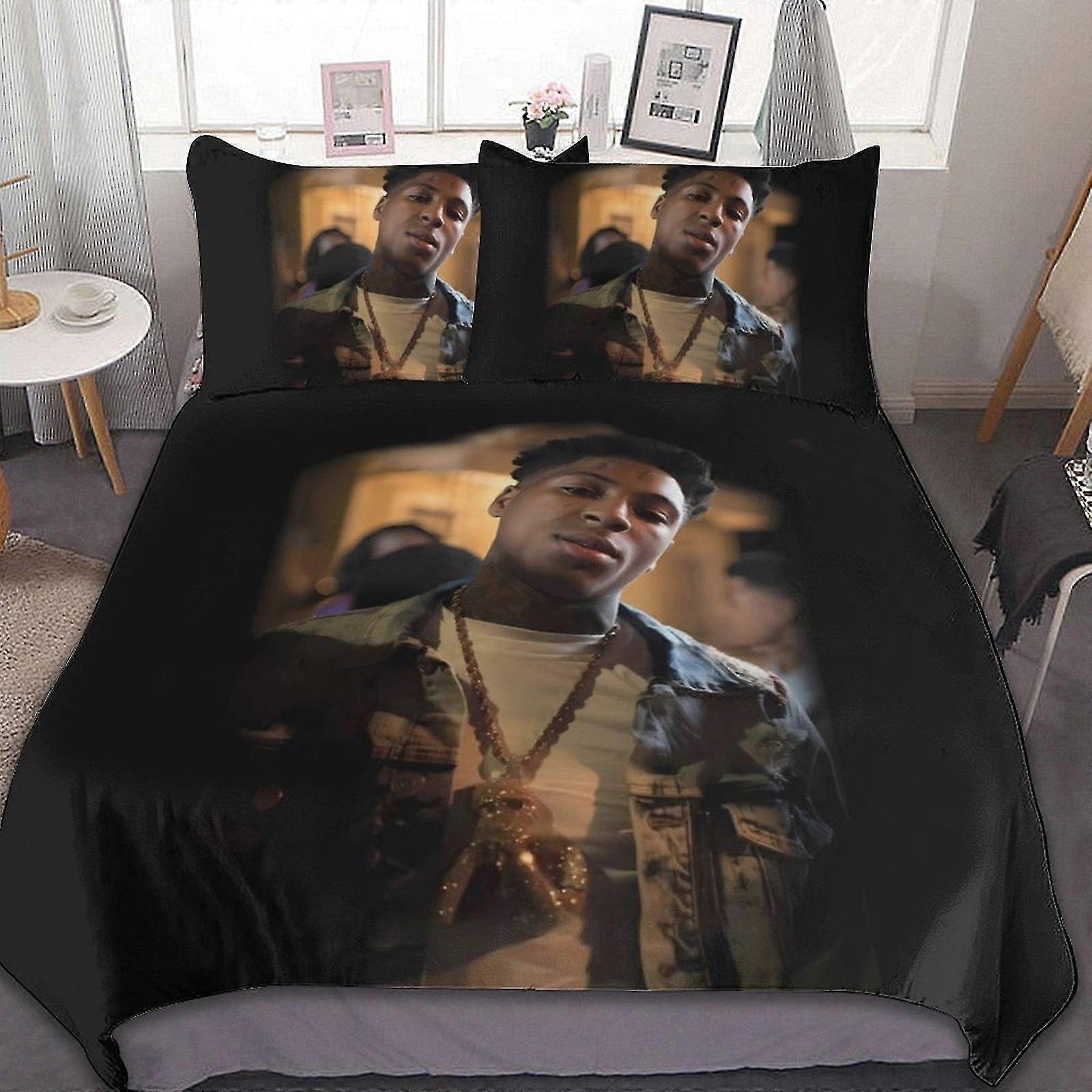 Conjuntos de edredom leves de 3 peças com capa de edredom impressa em 3D e fronhas para marca compatível