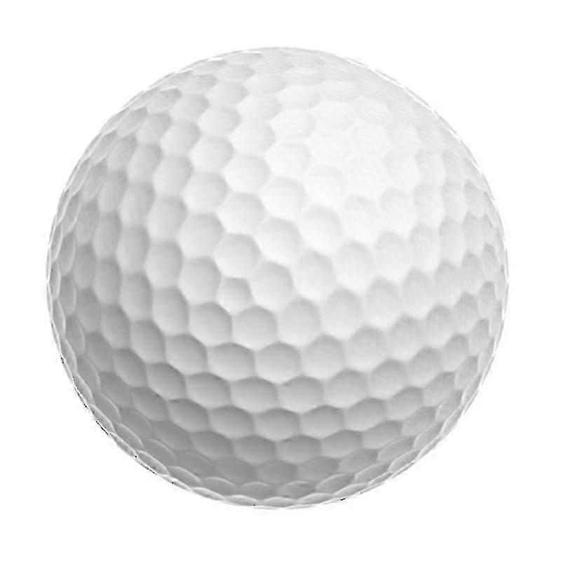 Plastic Golf Practice Balls for Indoor Swing - 10pcs White