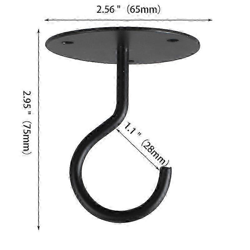Heavy Duty Wall Mount Ceiling Hooks, 4-Piece Ceiling Hooks for Hanging Plants