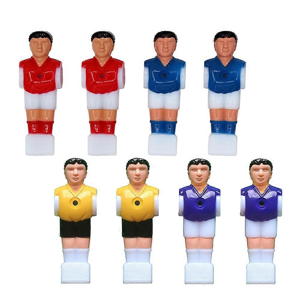 Foosball Men Replacement Players Foosball Player Figurine Players Purple Human Figure 8Pcs