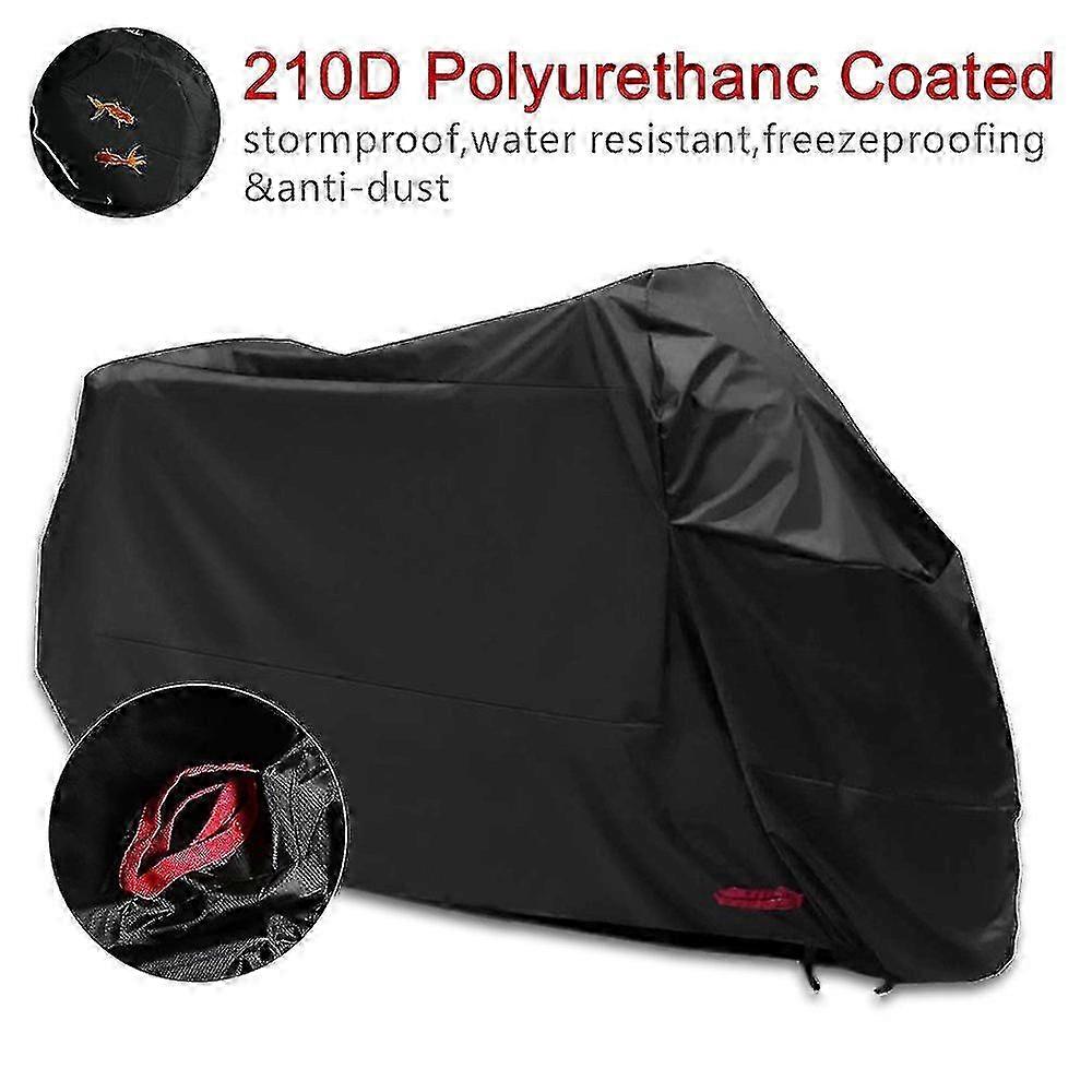 Motorcycle cover polyester waterproof cover (245*105*125cm)