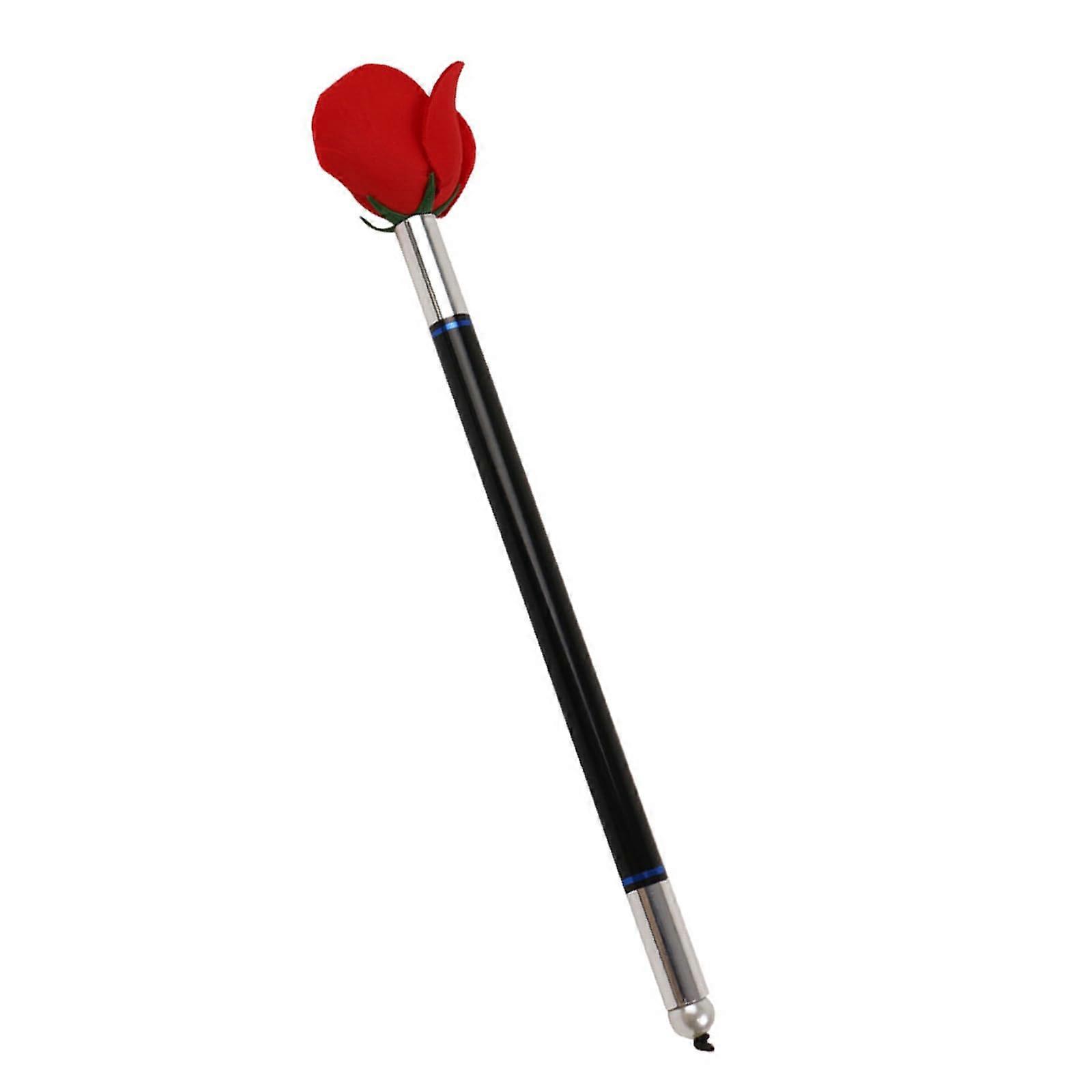 Stage Magic Stick Fast Change Rose Flower To Stick For Professional Illusions Close Up Magic Props Accessory Close Up Props