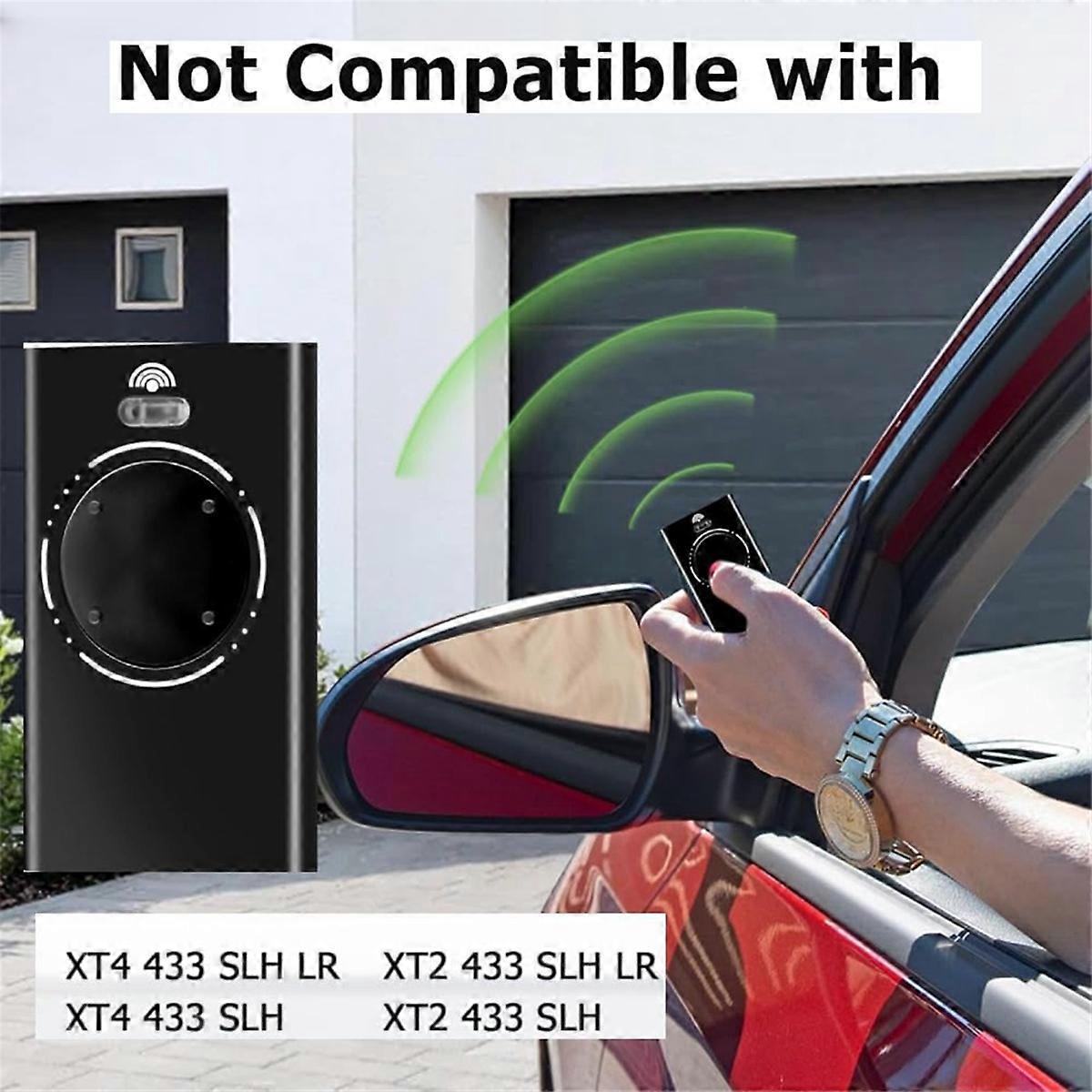 For XT2 XT4 SLH LR Garage Door Remote Control 868MHz Gate Remote Control Hand  mitter Black 4 Ke