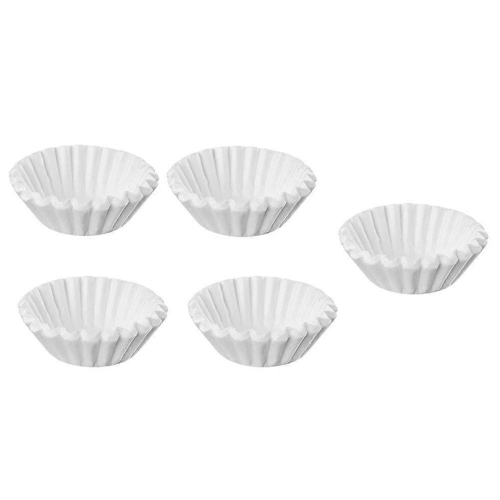 Thickened Coffee & Tea Filter Paper with Drip Bowl Design, Smooth Texture, Easy Storage, 100 Sheets for Household Coffee Machines
