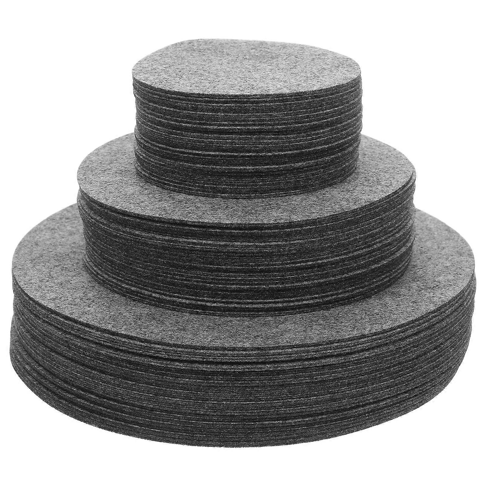 144pcs Soft Felt Plate Dividers for Cabinet Round Dish Storage Protectors Pads Pot and Pan Protectors for Stacking Plate Separators for Dishes Felt St