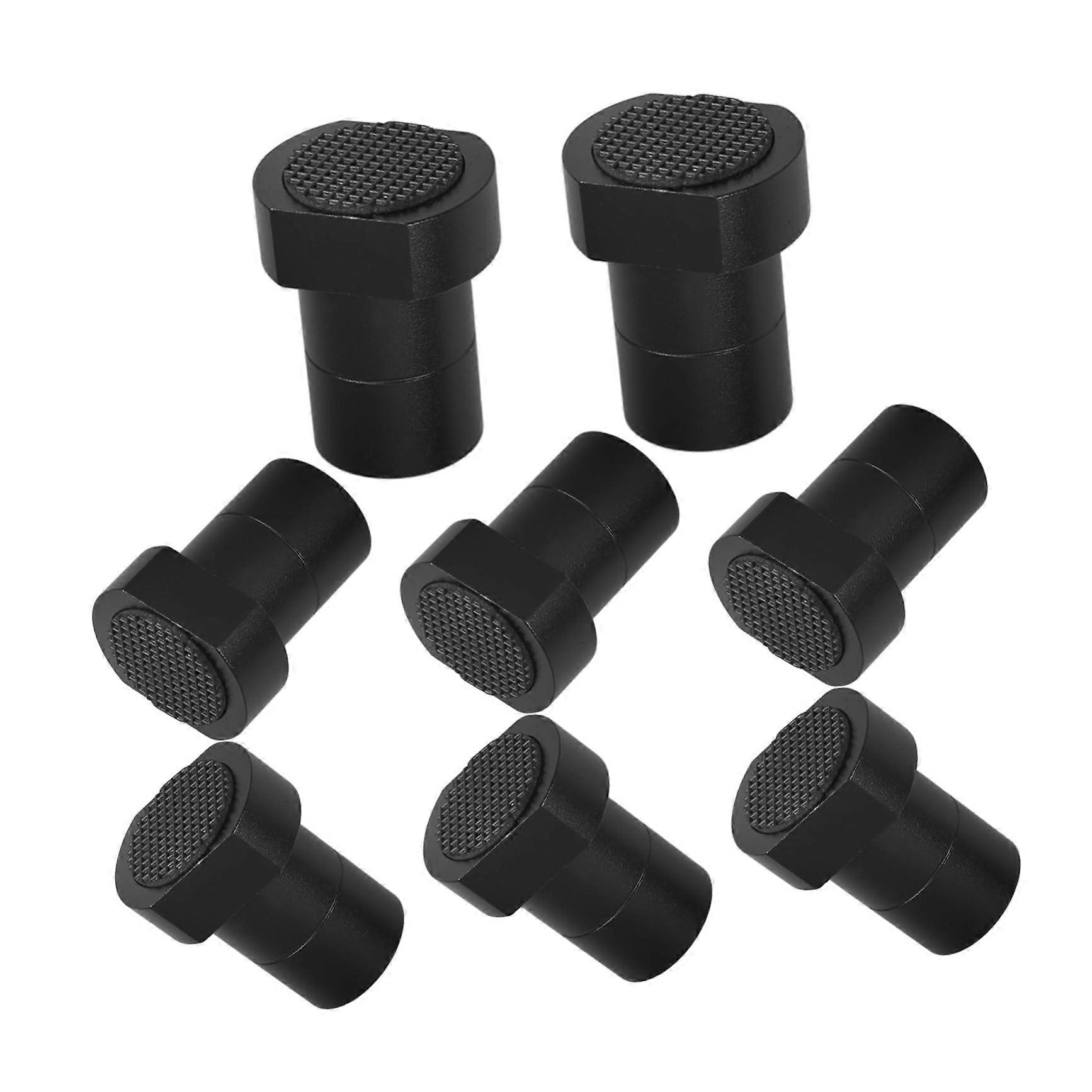 Pack of 8 Block Limit Precision Tool Workbench Dog Aluminium Alloy Black