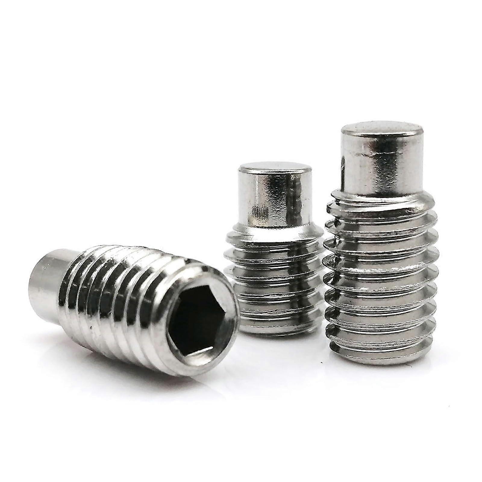 M2.5 M3 M4 M5 M6 M8 M10 M12 M16 304 Stainless Steel Hex Socket Screw Set, 5pcs M10, 50mm Length, With Convex End