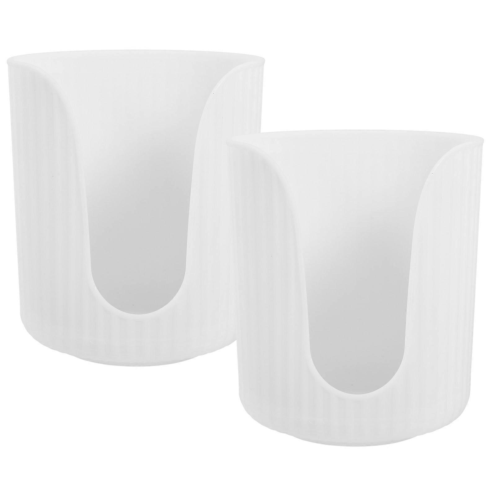 Paper Cup Organizer Desktop Paper Cup Holder Elegant Texture For General Users 2Pcs
