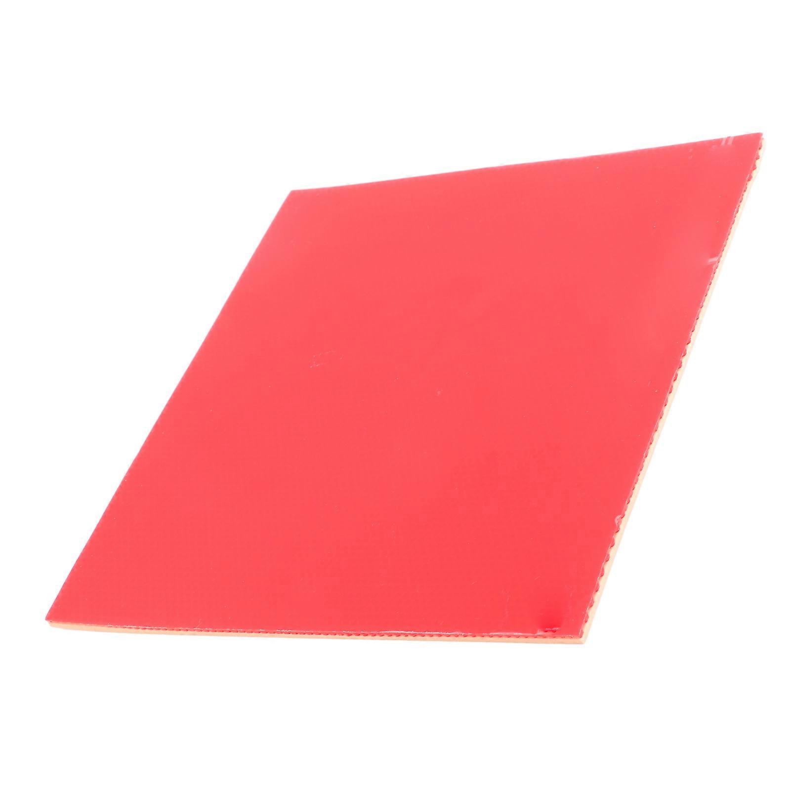 Ping Pong Paddle Rubber with Sponge Table Tennis Racket Rubber Replacement for Beginner Training Red 
