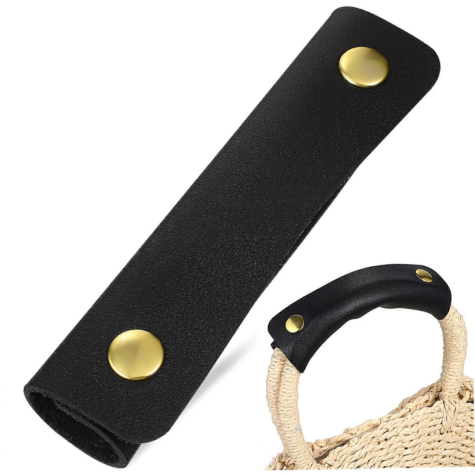 Luggage Handle Cover Made of  Leather, Suitcase Handle Wrap, Elastic and Comfortable