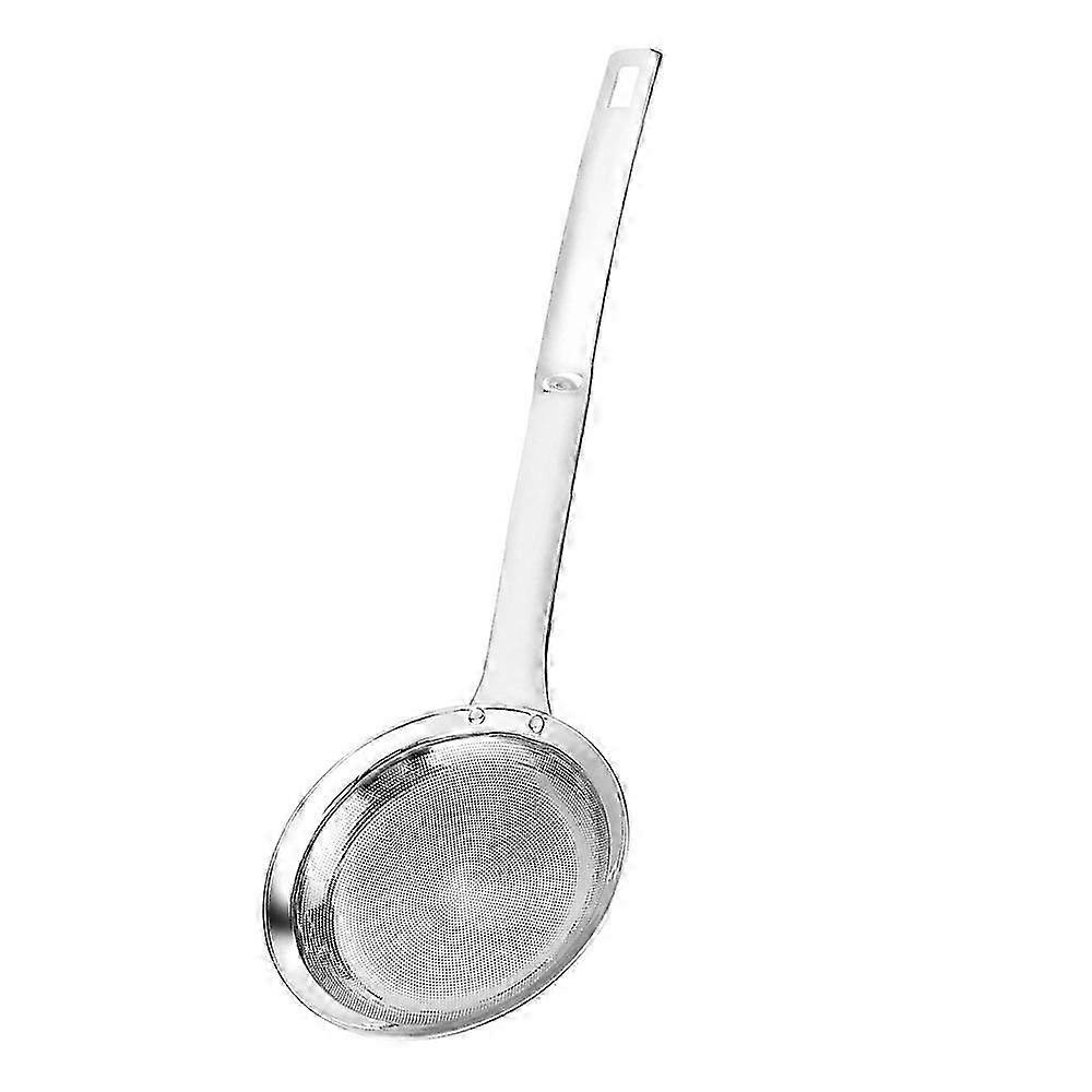 Multi-functional Hot Pot Fat Skimmer Spoon - Stainless Steel Fine Mesh Food Strainer for Removing Grease
