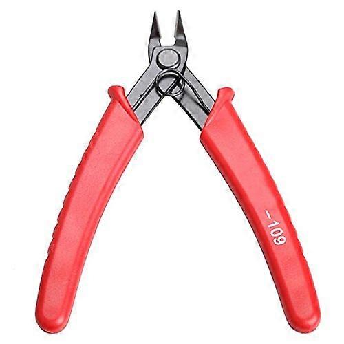 Mini 5 Inch Electric Crimping Pliers Snip Cutter Hand Tool with Red Handle
