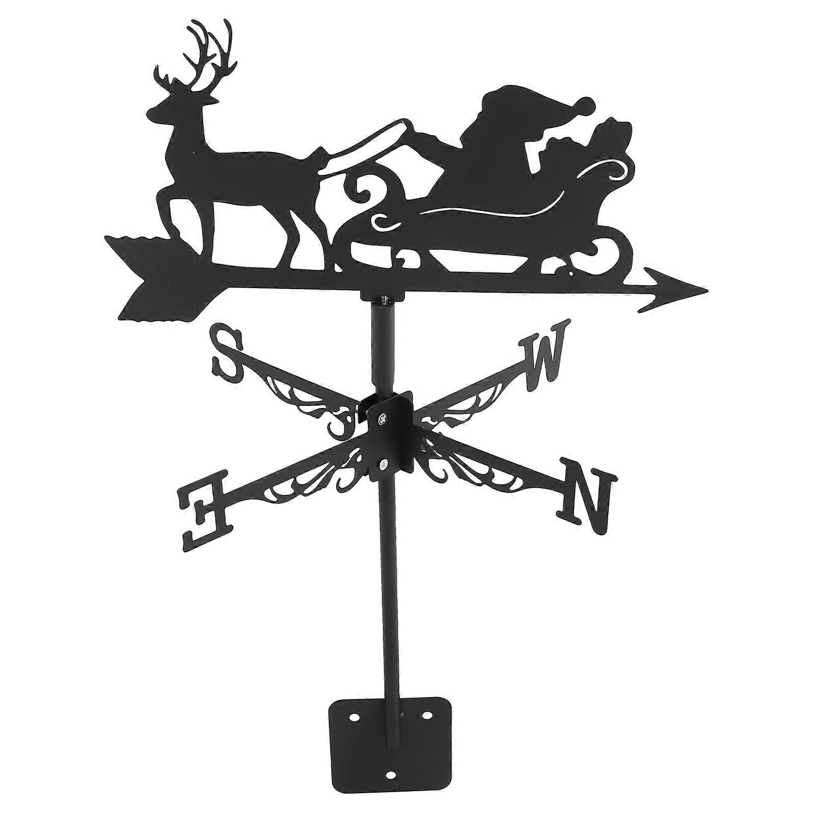 Rustic Metal Outdoor Weather Vane – Vintage Christmas Garden Decoration – Wind Direction Indicator for Farmers & Gardeners – Fine Craftsmanship