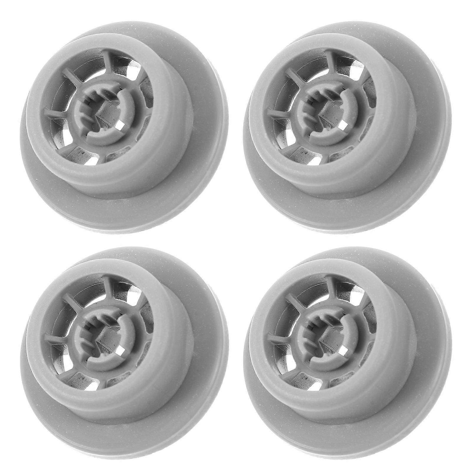 4pcs Replacement Dishwasher Rack Wheels for Easy Installation Compatible with Various Models High Strength Material