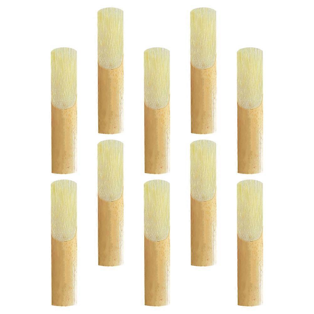 Clarinet Reeds Strength 2.5 For Music Practice And Performance Bamboo 10Pcs