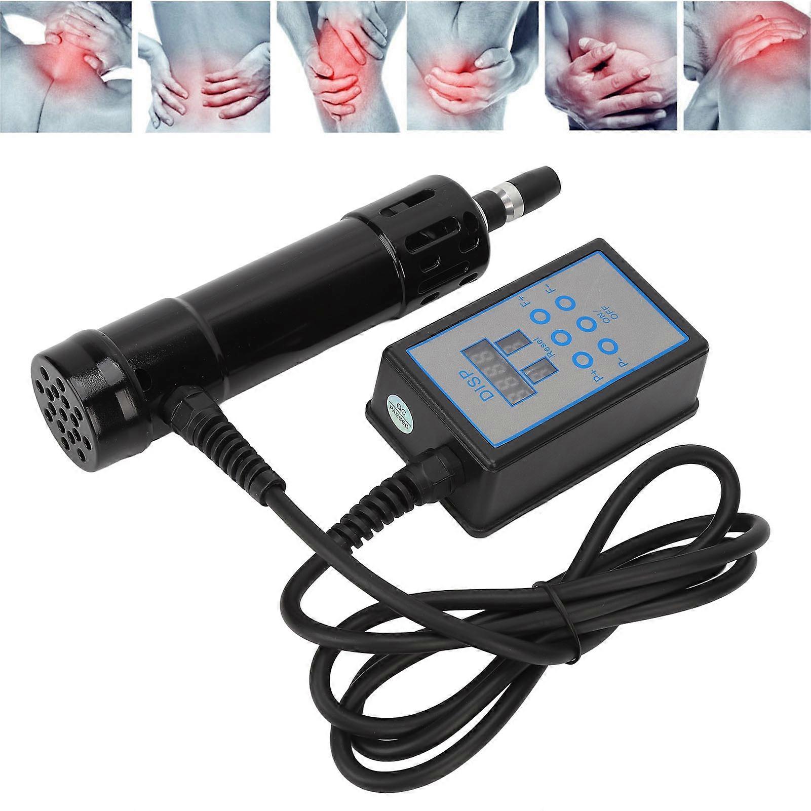 Shockwave Therapy Machine Black Reduce Soreness ED Extracorporeal Shockwave Machine Black 100‑240V US Plug 