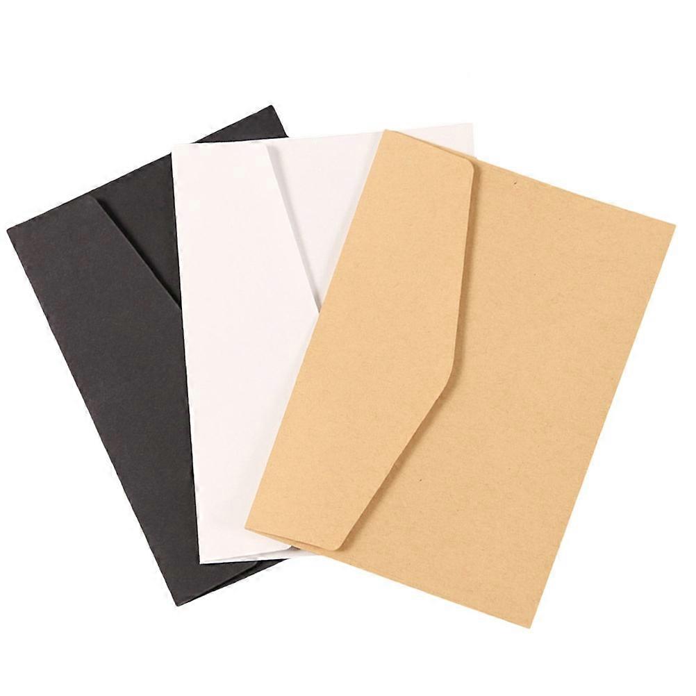 Kraft Paper Envelopes for Writing Letters Simple Elegant Design Assorted Colors 24 Pieces