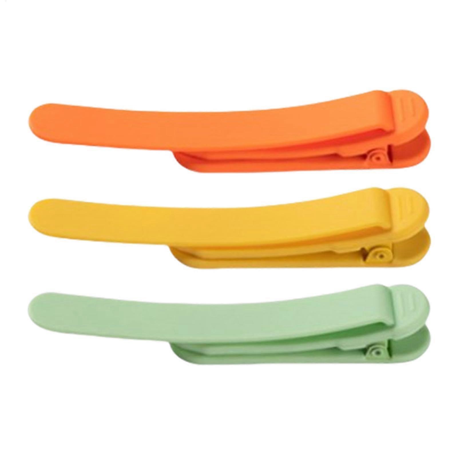 Silicone Automatic Bookmarks - Smart Book Page Clips for Journaling - Set of 3 in Orange, Pink, Green for Women Readers