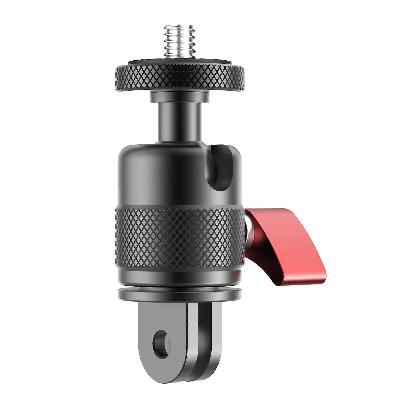 Lightweight Aluminum Camera Mount with 360°Rotation for Cameras  for Most Cameras, Tripod, LED Video Light Multicolor