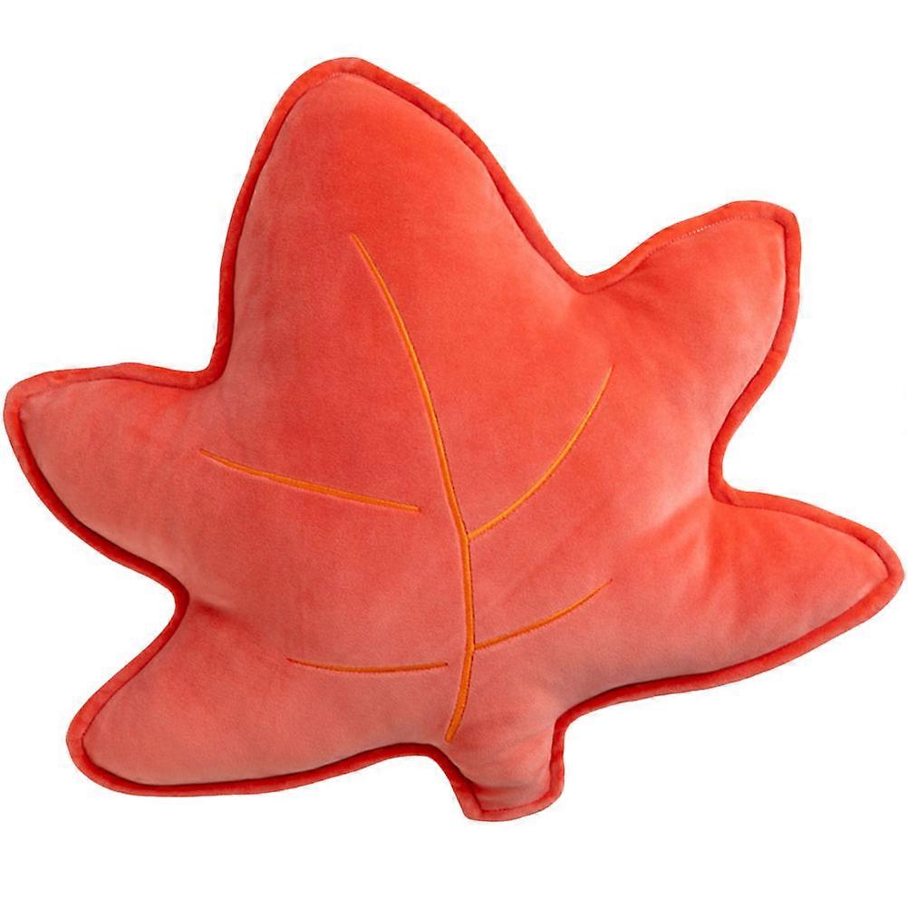 Bed Decorative Pillows Maple Leaf Pillow Office Use Red 46X46CM Sleeping Support 1Pack