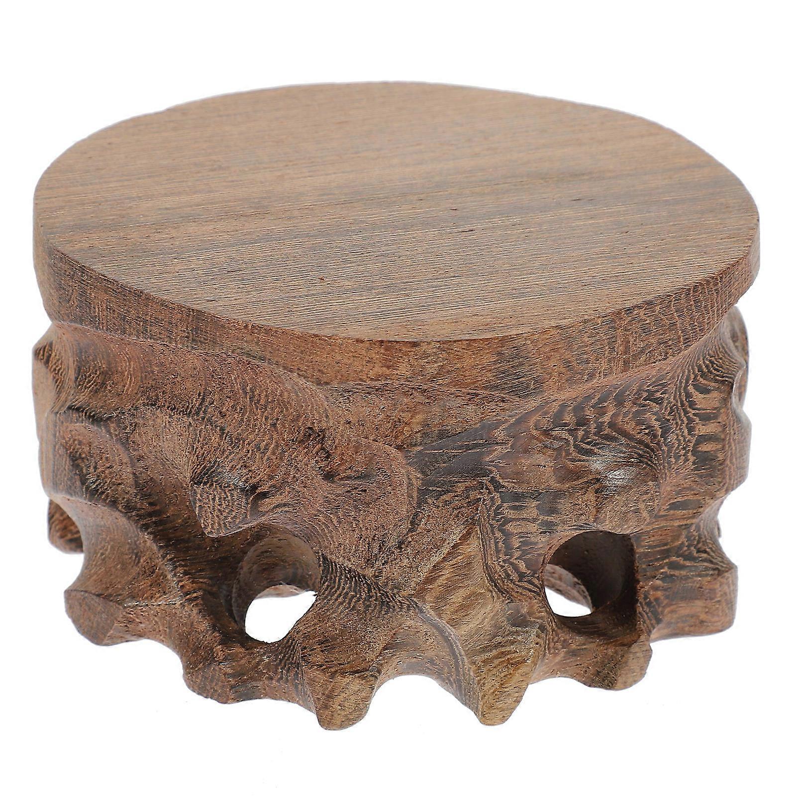 Sturdy Wooden Display Base for Vases – Durable, Easy to Stand for Home Decor and Retail Use