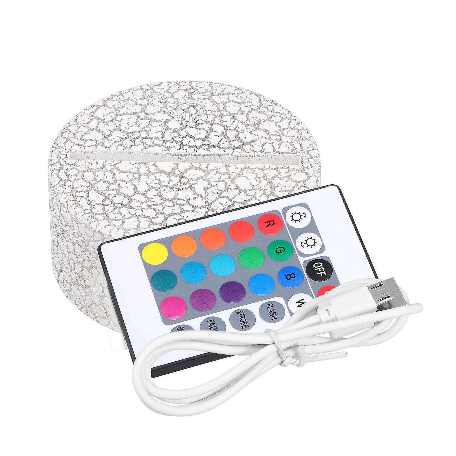 Led Display Base Light Base For Display Various Tasks Led Illumination 8.30X8.30X3.80CM 1Set