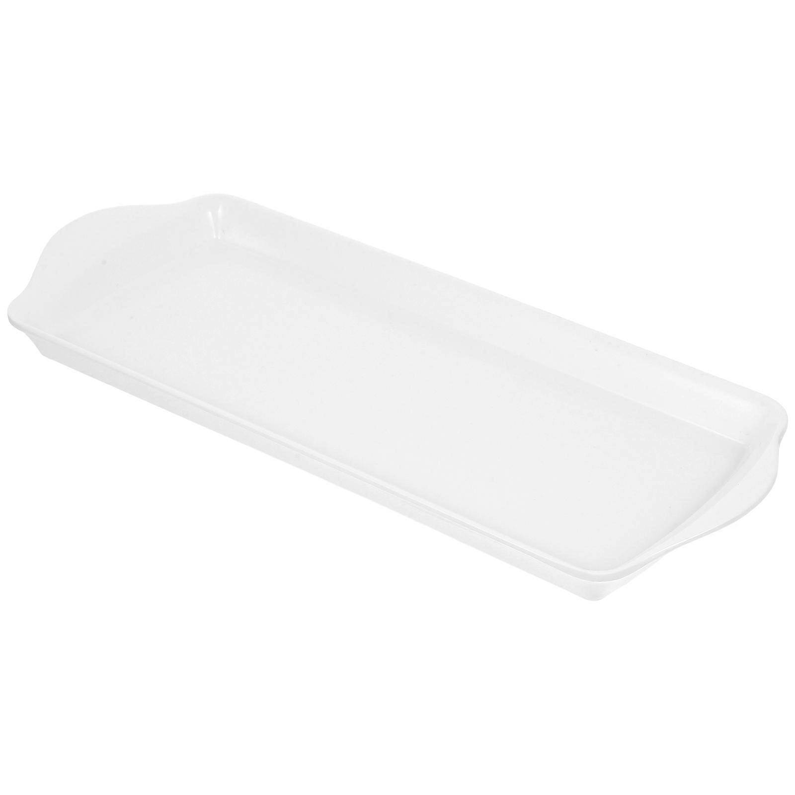 Rectangle Storage Tray with Dual Handles Food Serving Dish Dessert Serving Plate Snack Tray