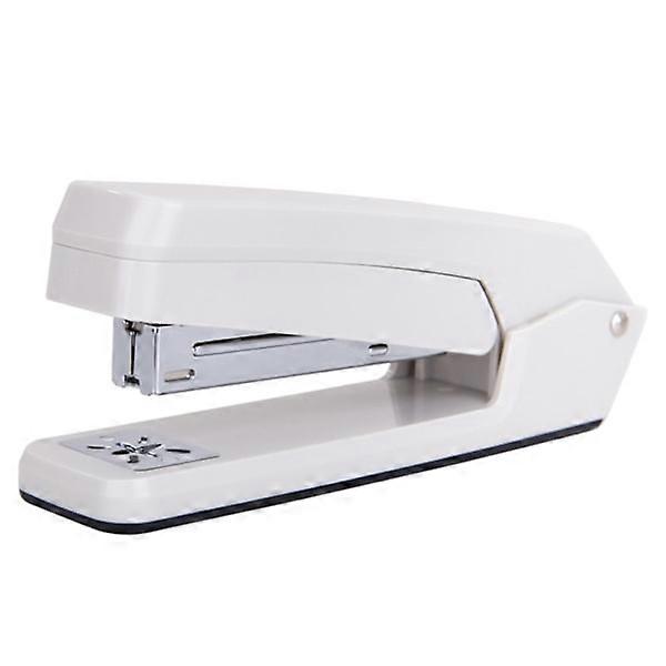 Agrafeuse pivotante Blanc Agrafage simple Chemin d’aiguille à coudre rotatif Contour propre Agrafeuse portable pour le bureau