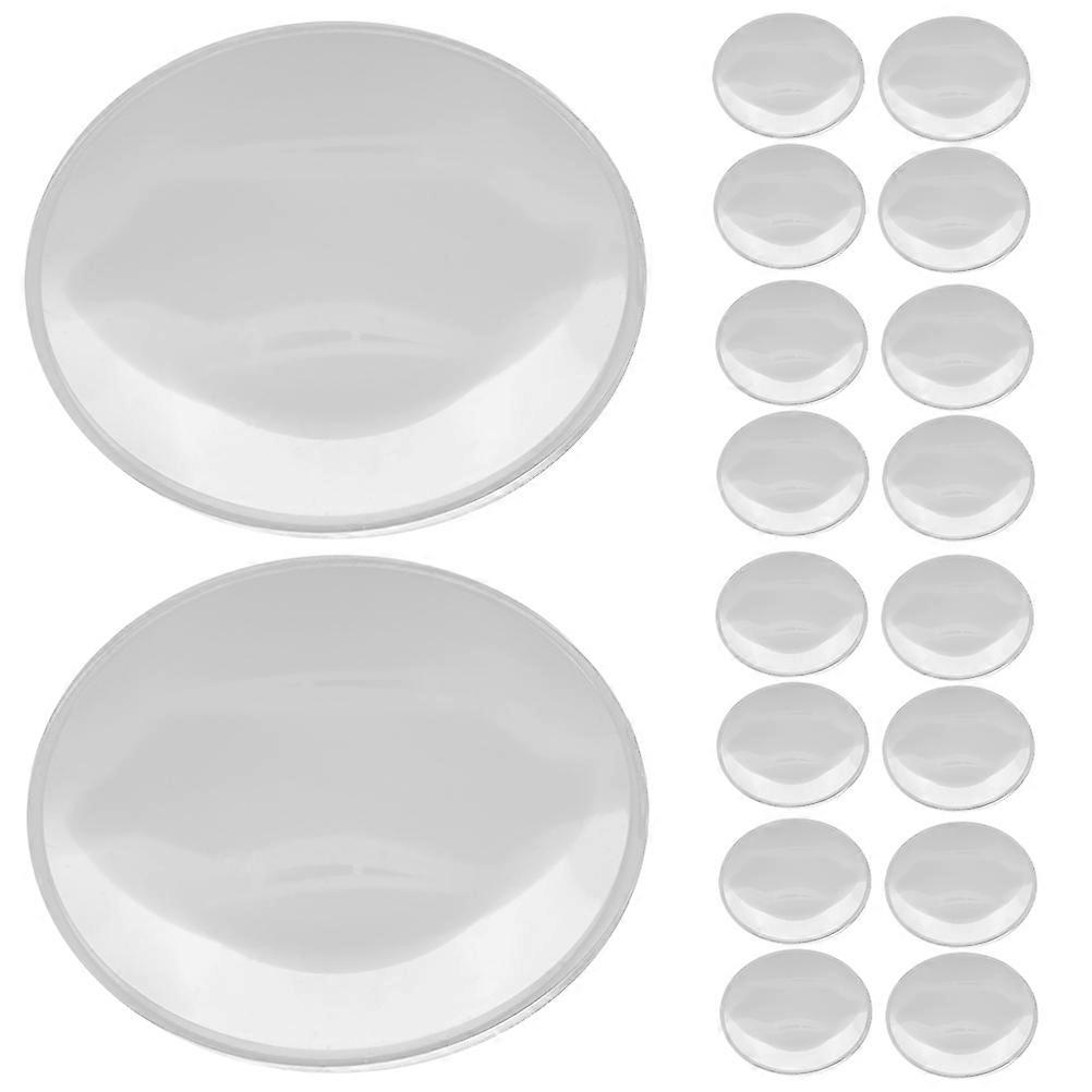 Mini Convex Lenses Double Convex Lens For Laboratory Use DistortionFree Viewing 42mm Transparent Acrylic 12Pcs