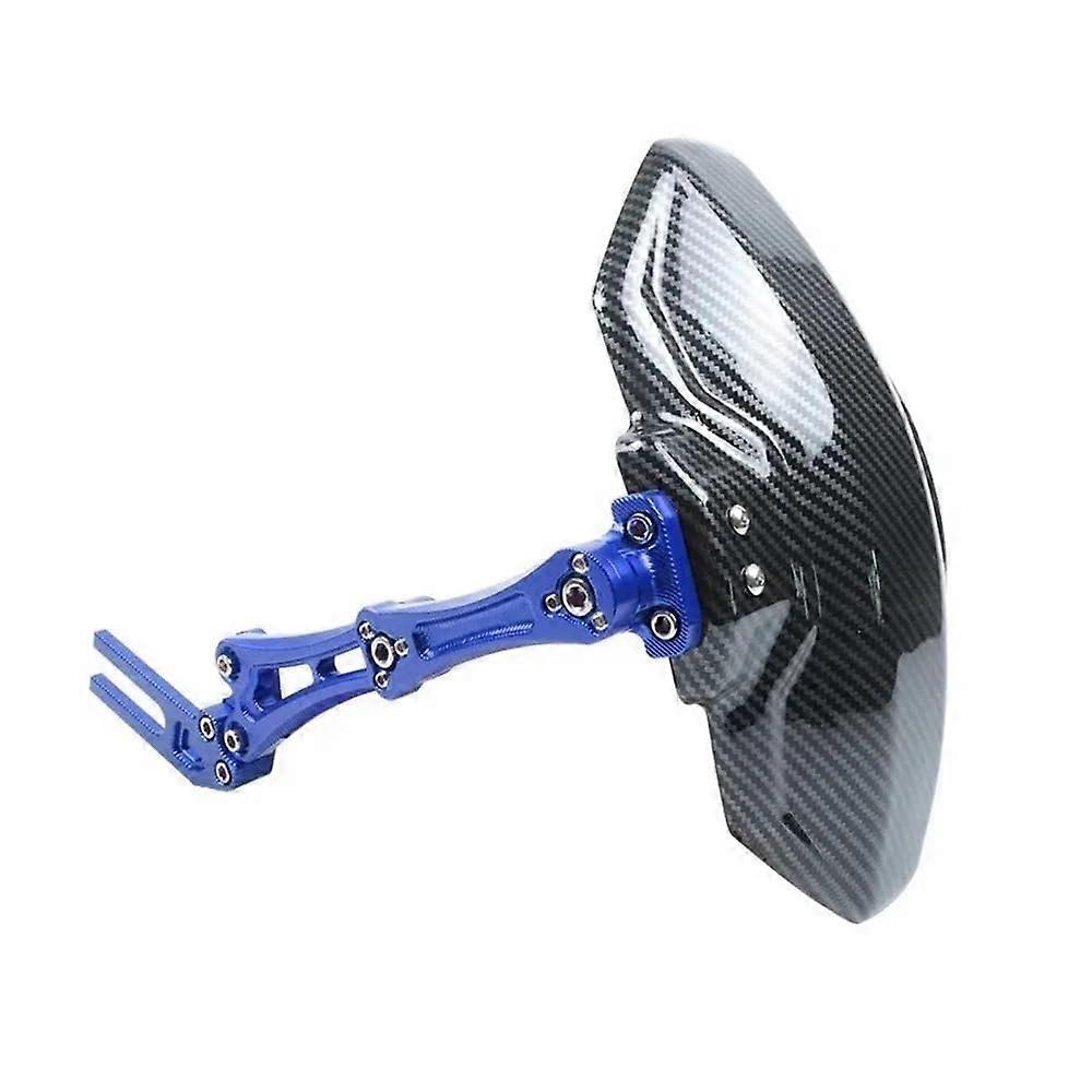 Motorcycle Mudguard Universal Rear Mud Guard Extension Pad Holder For Monkey M-3 M-5 Mav&Erick U1 N1s Blue With Bracket