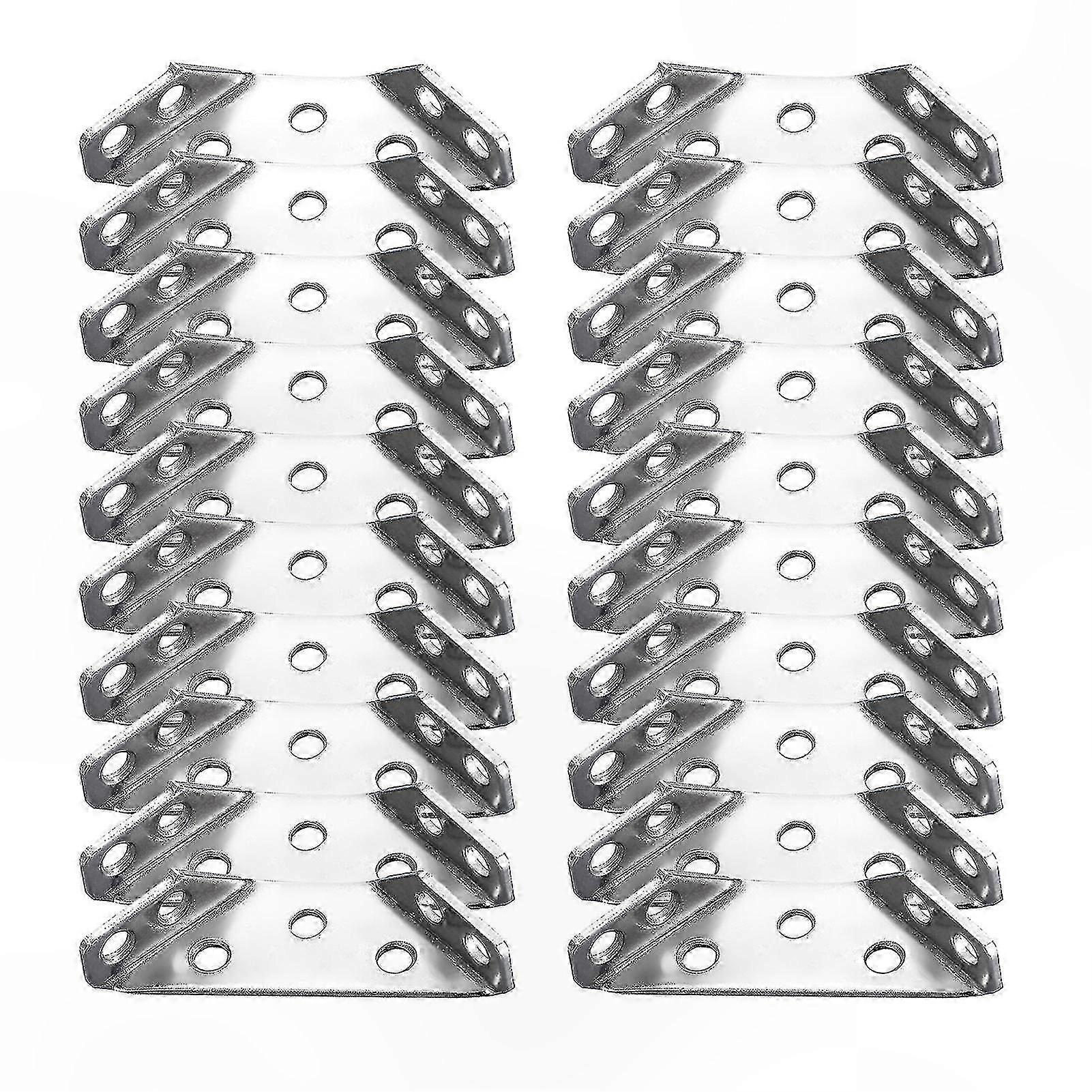 Multipurpose Corner Brackets for Shelves Rust-Resistant Durable Support 20 Pack Easy Mounting Solution