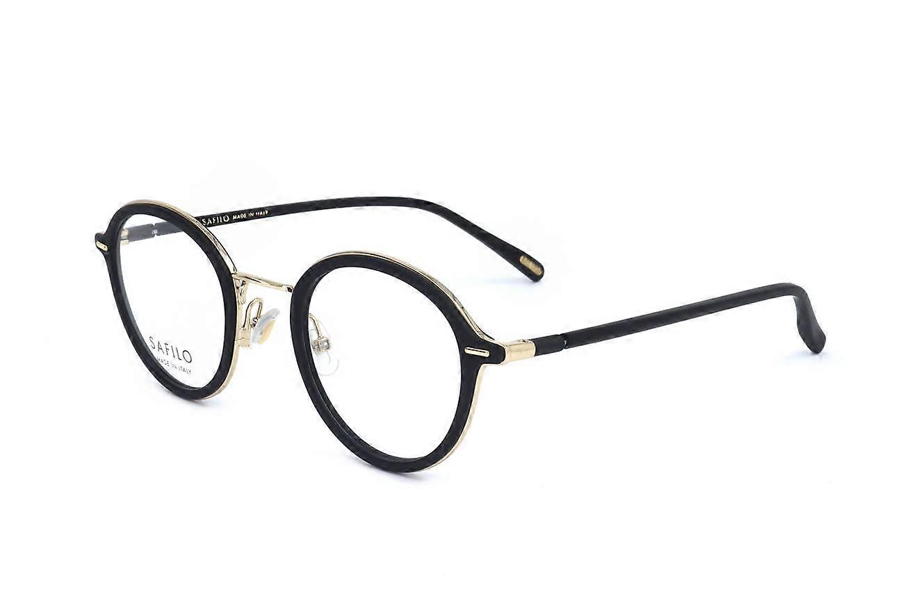 Eyewear Frames Safilo SAGOMA 05 I46 MATTE BLACK GOLD 48/24/145 MAN