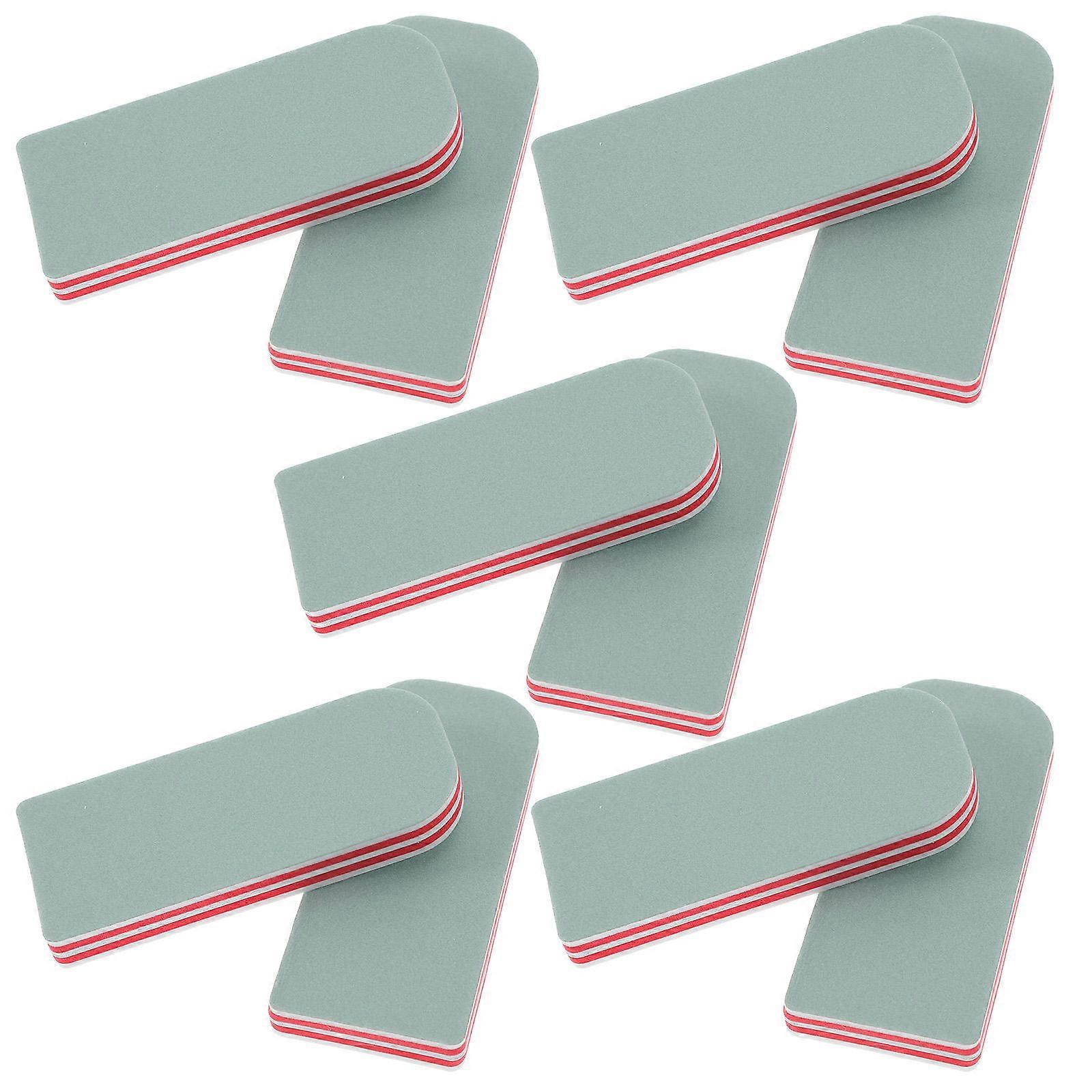 10pcs Professional Nail Grinding Block Artwork Polishing File for Jade Agate Walnut