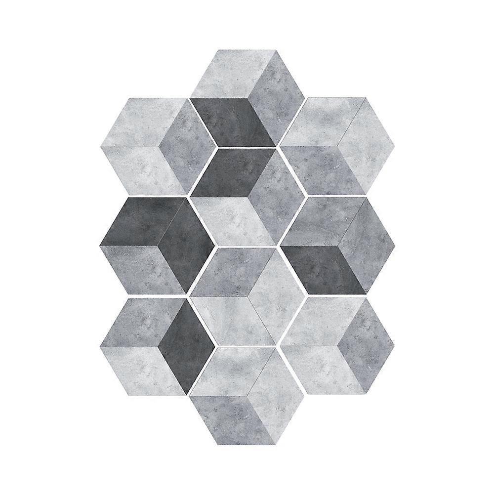 Removable Tile Stickers In Cement Style For Homeowners And Decorators Anti-Slip 10Pcs