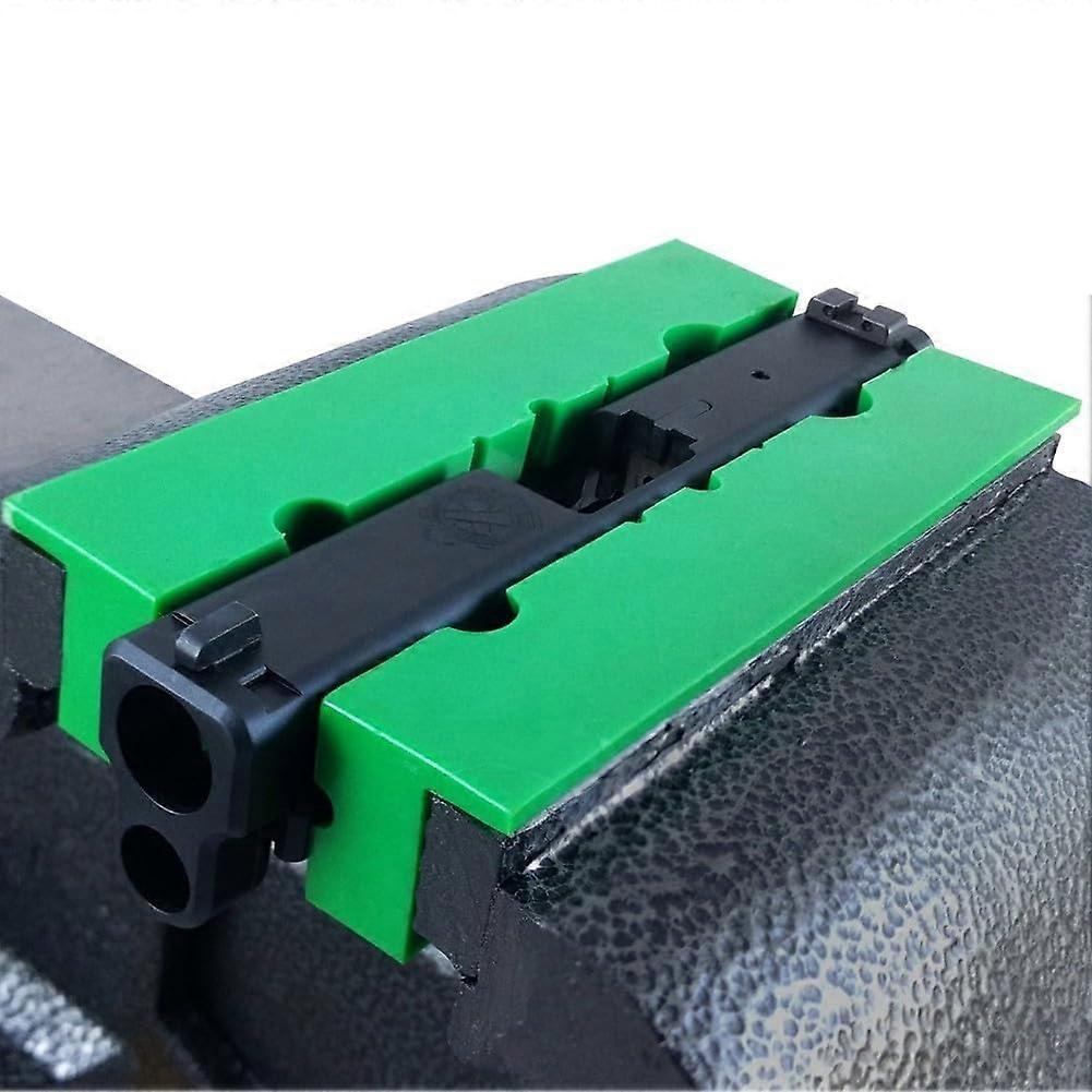Magnetic Rubber Pads For Bench Vise Soft Jaws For Tool Safety 15.2 Cm (6 In) Green C 2-Piece