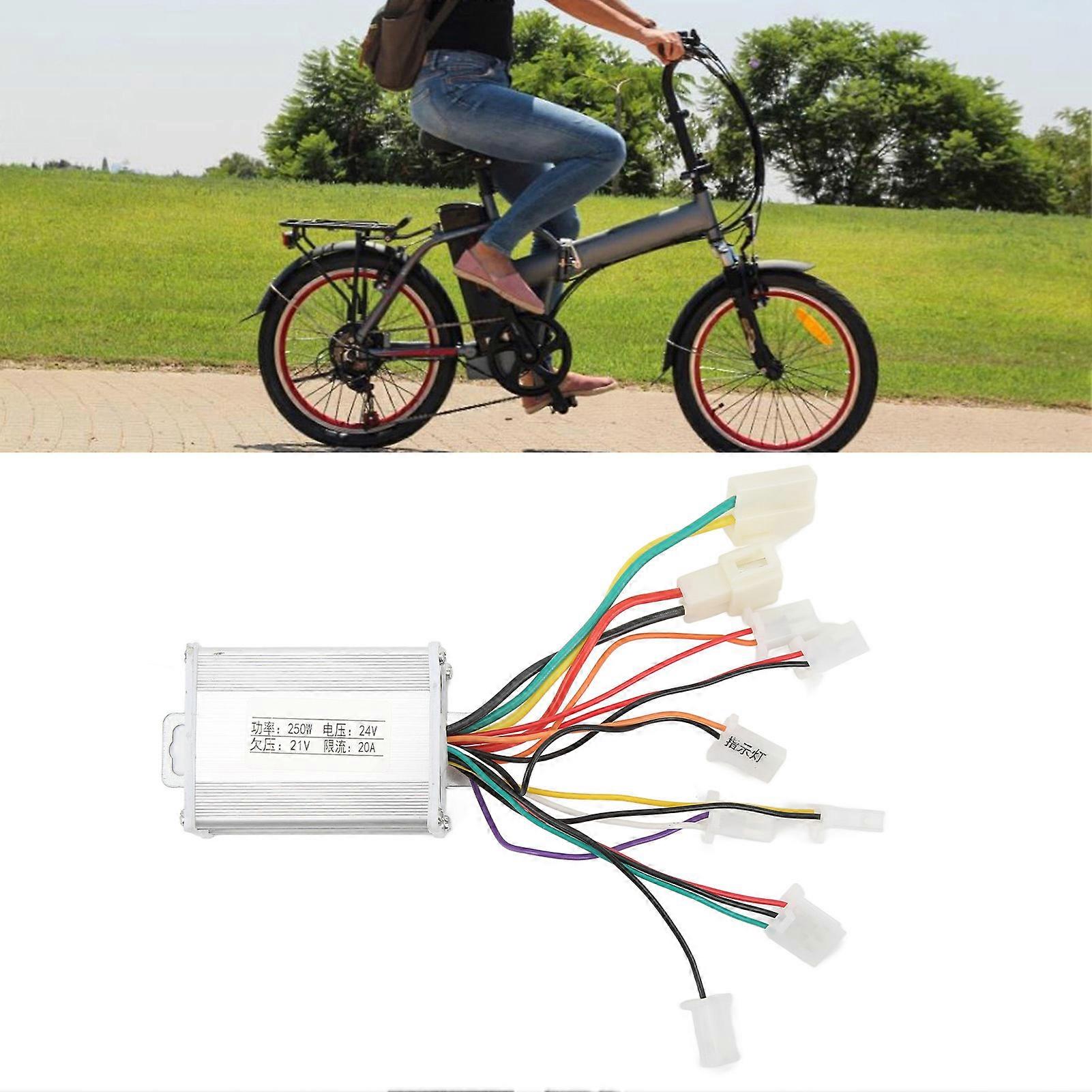 Scooter Brush Motor Controller Electric Bicycle Tricycle Speed Control Box 24V 250W