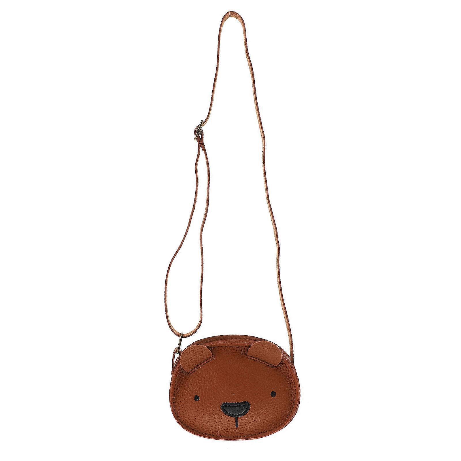 Single Shoulder Bag for Children, Bear Style with Fine Workmanship and Safe Zipper