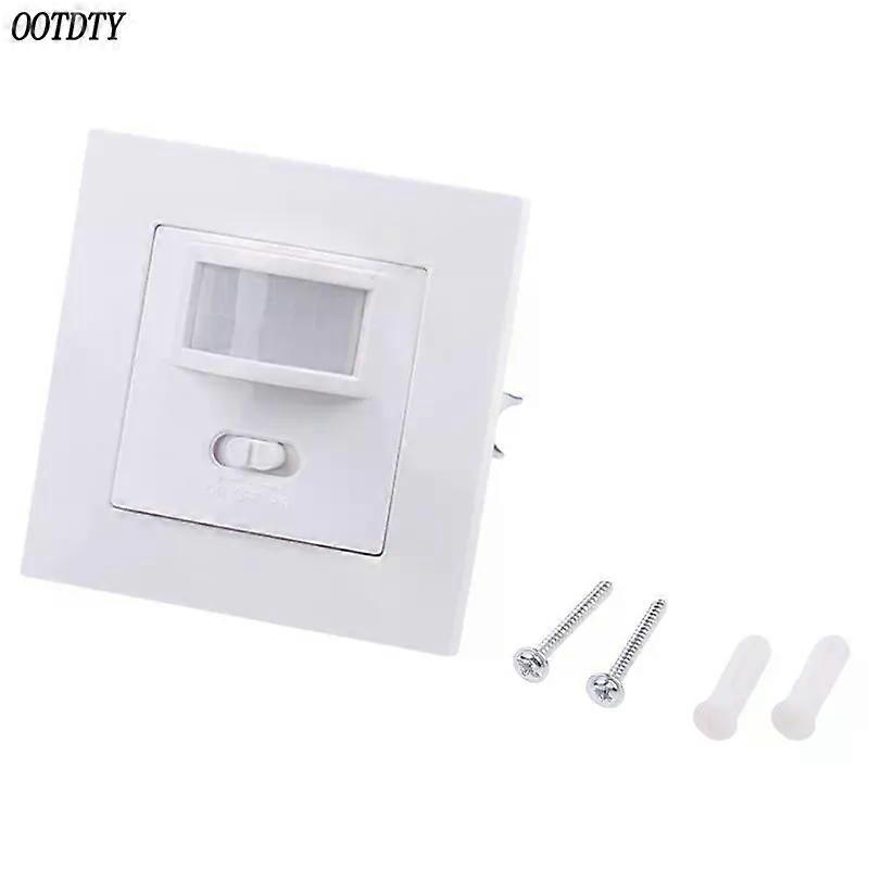 220-240V AC Wall Mount 9m Automatic Infrared Sensor LED Motion Sensor Switch